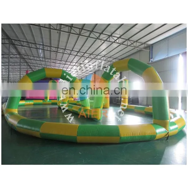 2016 Aier Top Quality Outdoor Game Inflatable Air Race Track for Sale photo-3