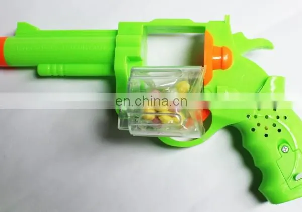With Light and Sound Plastic Revolver Gun With Candy photo-3
