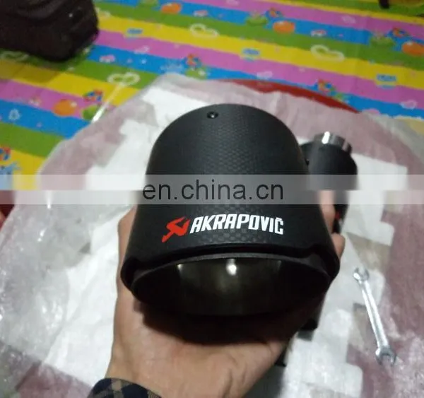 Akrapovic Newest Carbon Fiber Muffler Pipe Exhaust Muffler Tip photo-6