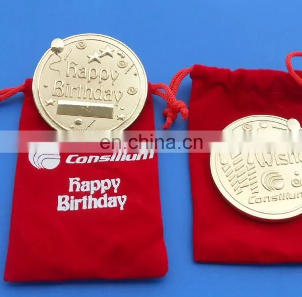 Custom Gold Hope Challenge Coin for States of Islands photo-3