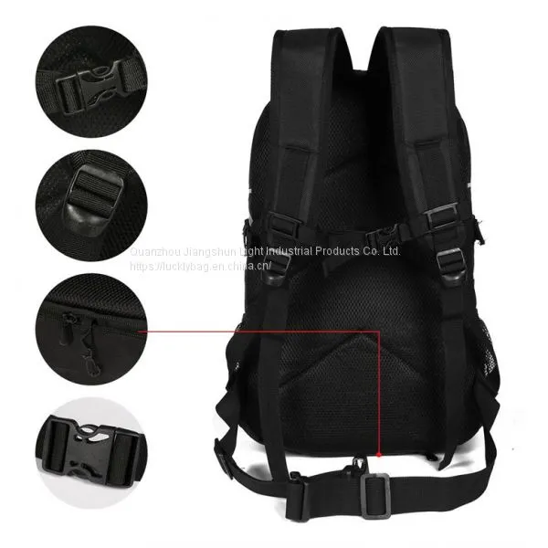 Advocator Motorcycle Men Backpack With Rain Cover Black School Rucksacks Packsack Daypack Shoulders Bags Knapsacks for Traveling&Biking&Camping&Outdoor Sports photo-2