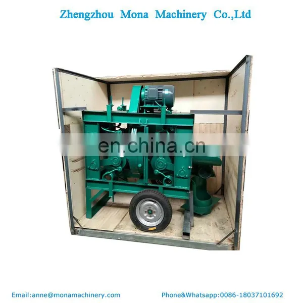 Double Roller Wood Log Debarker / Rotary Wood Debarker for Sale photo-3