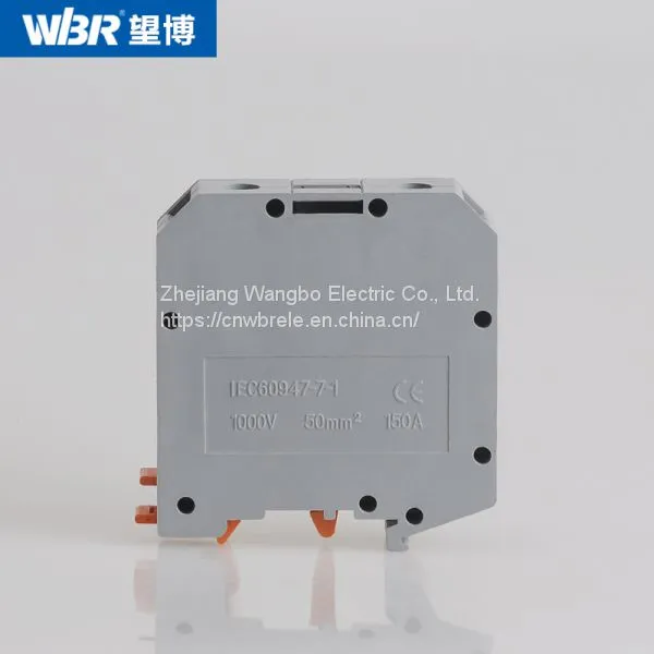 High Current Terminal DIN Rail Terminal Block UKH50 photo-2