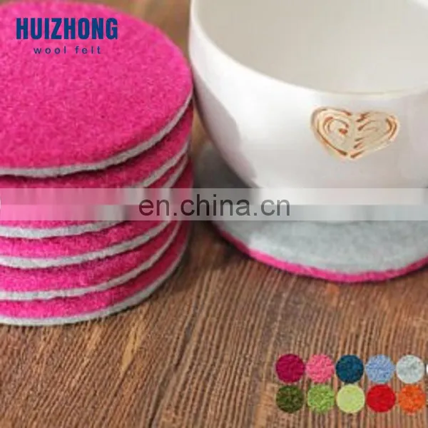 Wholesale Custom Logo Printed Felt Coaster/CupMat /CupPad photo-2