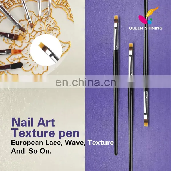 Queen Shining Beauty Nail Pen 3D Texture Nail Gel Polish Pen Nail Art Tool photo-4