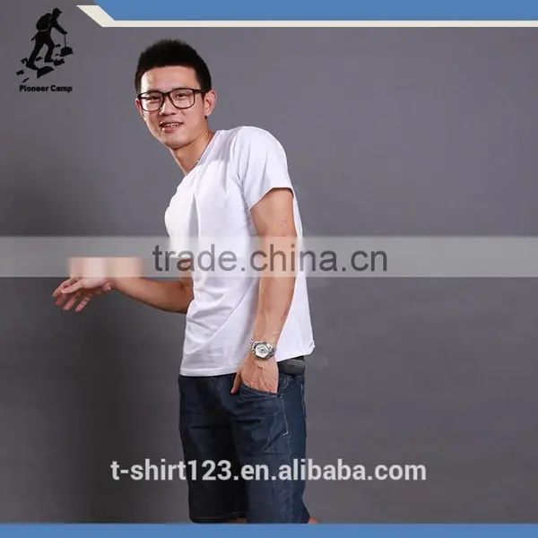 Plain White Round Neck T-shirt photo-5