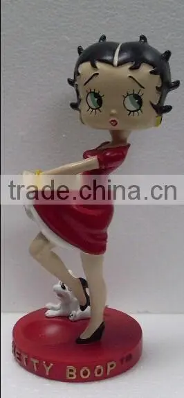 Custom Naughty Sports Betty Boop With Football Figurines photo-5