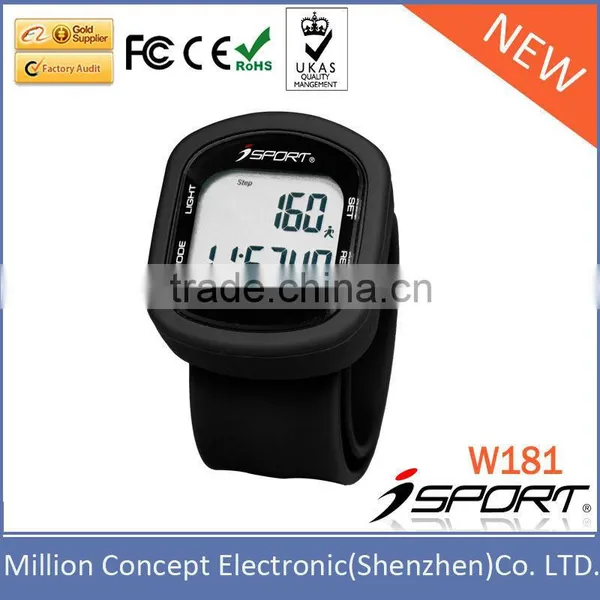 Colorful Fitness Silicone Pedometer Watch photo-4