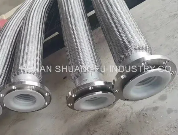 PTFE Lined Stainless Steel Flexible Hose With Braid