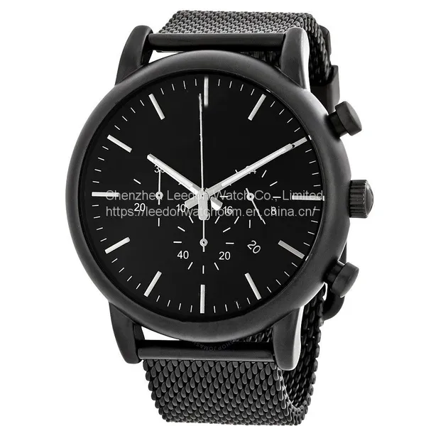 Black Chronograph Watch photo-2