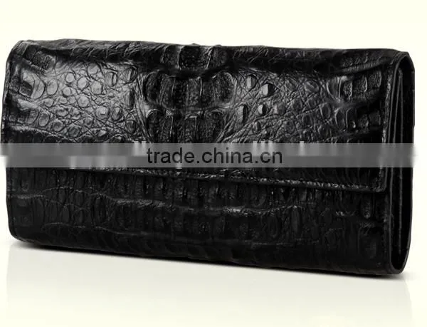 High Quality Ladies Evening Clutch Bag Crocodile Pattern Leather Wallet Massager Bags for Women photo-5