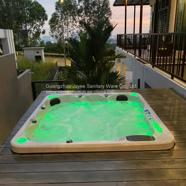 JOYEE Jacuzzi New Modern Air Bubble Massage Outdoor Spa Hot Tub