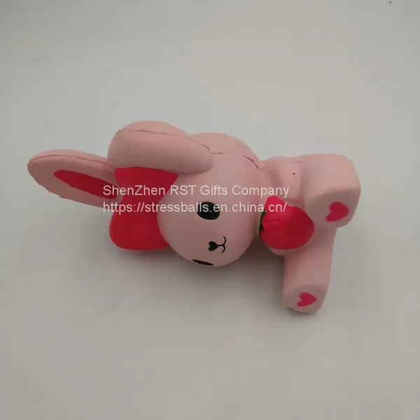 PU Foam Rabbit Anti-Stress Ball – Adorable and Squishy Stress-Reliever photo-2