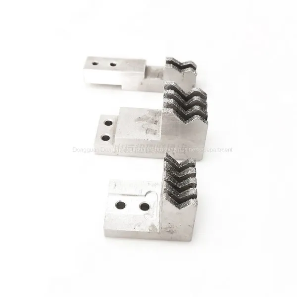 45 # Steel Surface Sandblasting Pull Wire Claw Mold V-groove Electroplating Diamond 100 Mesh photo-4