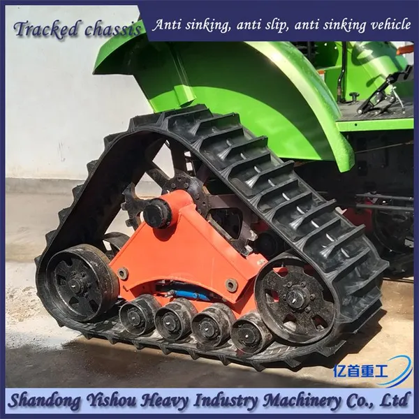 Rubber Tracked Chassis Tractor Modified for Deep Plowing Operation With High Power photo-4