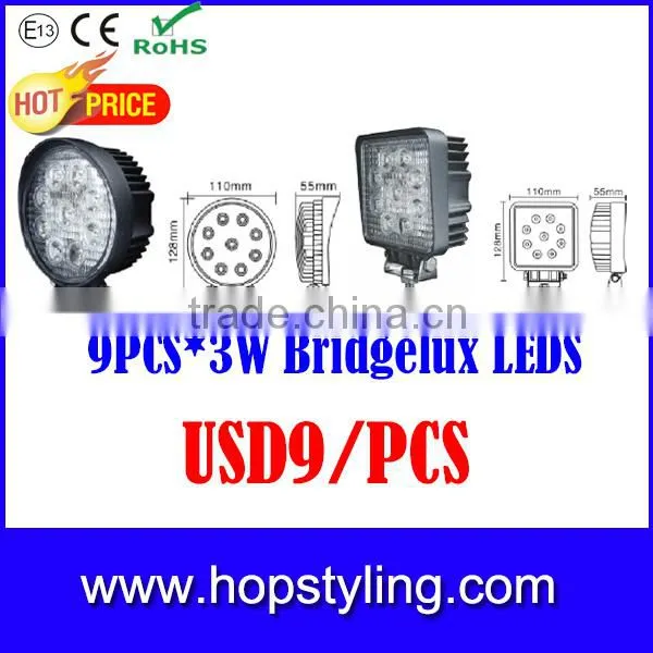 Cheap and High Quality 12V 27W Led Work Light , Work Light