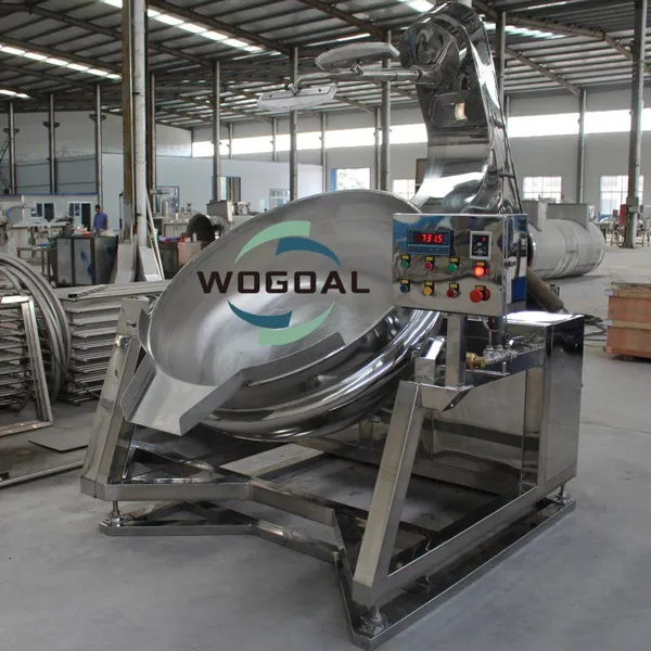 Automatic Steam/Electric/Gas Jacketed Cooking Kettle/Cooking Pot With Mixer/Agitator for Sauce Curry Paste photo-5