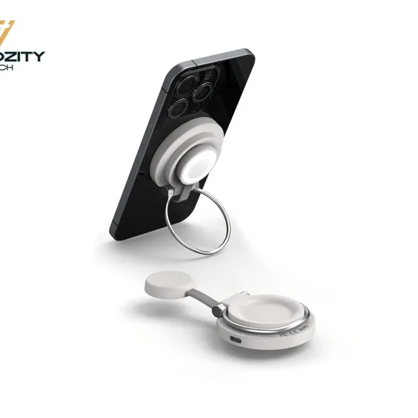 Qi2 Двойной магнитный зарядчик для iPhone и Apple Watch