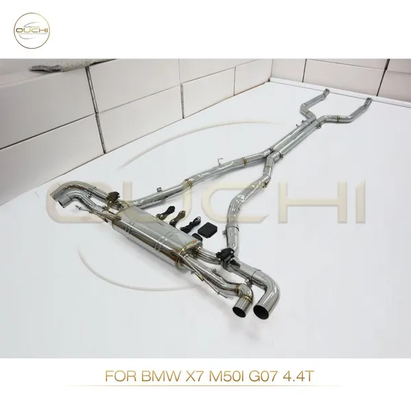 304 Stainless Steel Cat-Back Exhaust System for BMW X6 M50I/X5M X6M E70 E71/X5M X6M F85 F86/X7 M50I G07 Performance Exhaust Electronic Valve With Tips photo-5