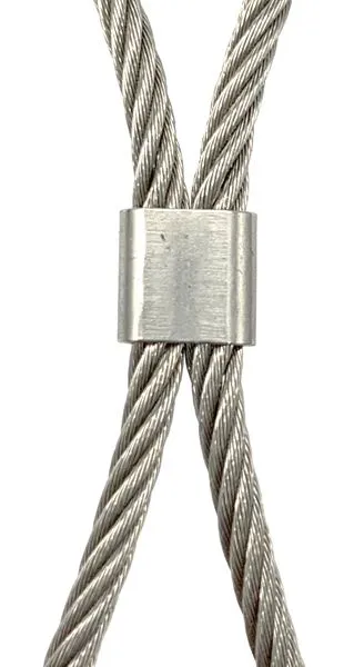Wholesale Stainless Steel Rope Mesh Ferrule Type 7*7 7*19 Construction Fence Wire Woven Technique Cutting for Balustrades photo-6