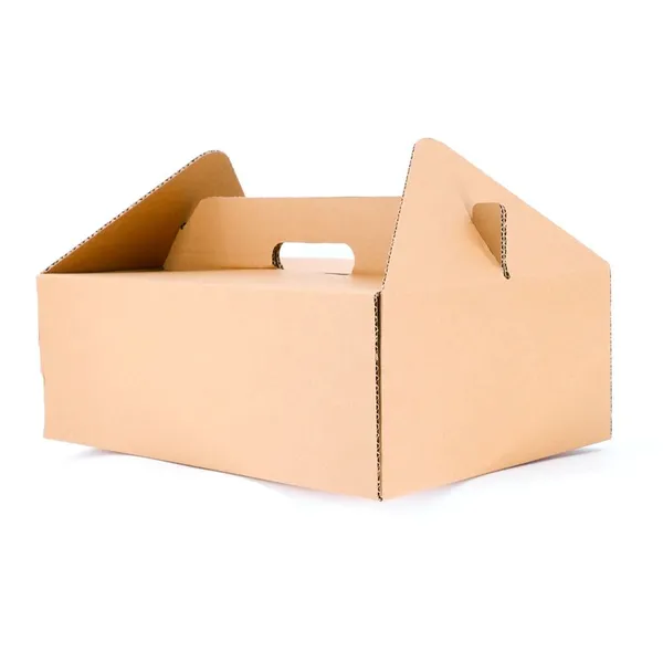 Bakery Food Cardboard Package Cake Paper Box Donuts Candle Jars Packing Gable Delivery Cakes Boxes photo-5