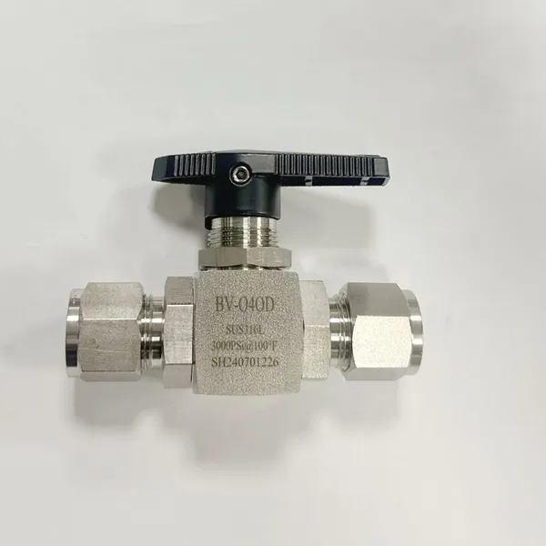 304/316 Stainless Steel 2PC Ball Valve with Locking Handle and BSPP/BSPT/NPT Threads