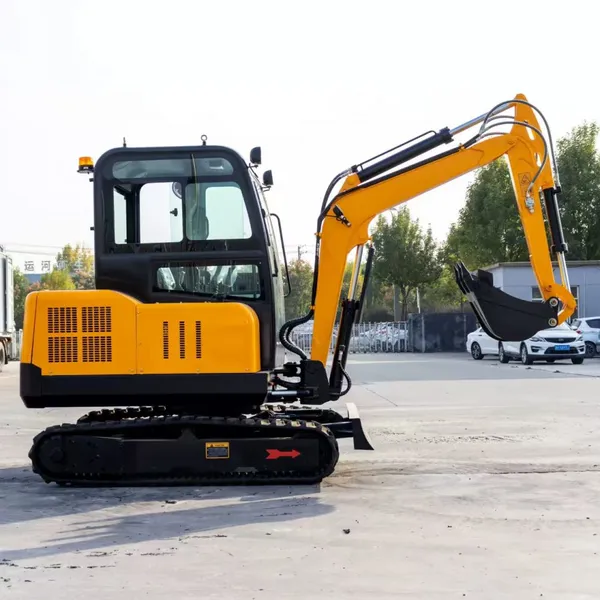 Efficient Mini Excavator With Rubber Track for Construction and Landscaping Projects