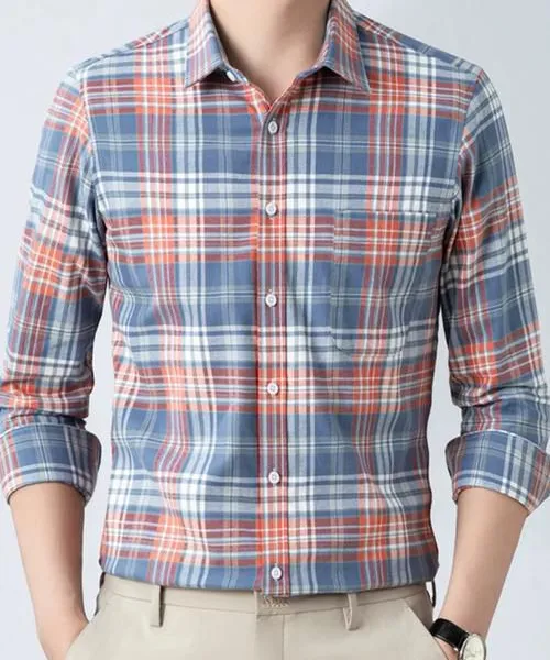 Men's Business Casual Long Sleeve Shirt photo-2