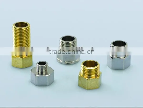 High Quality Water Supply OEM Brass Reducing Pipe Nipple photo-2
