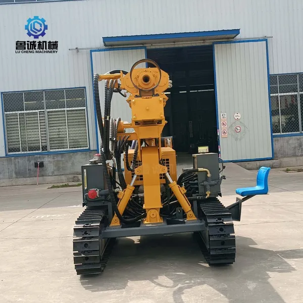 Crawler-type Solar Photovoltaic Pile Drilling Machine, Spiral Ground Pile Drilling Machine, Used for the Construction of Solar Power Stations photo-3