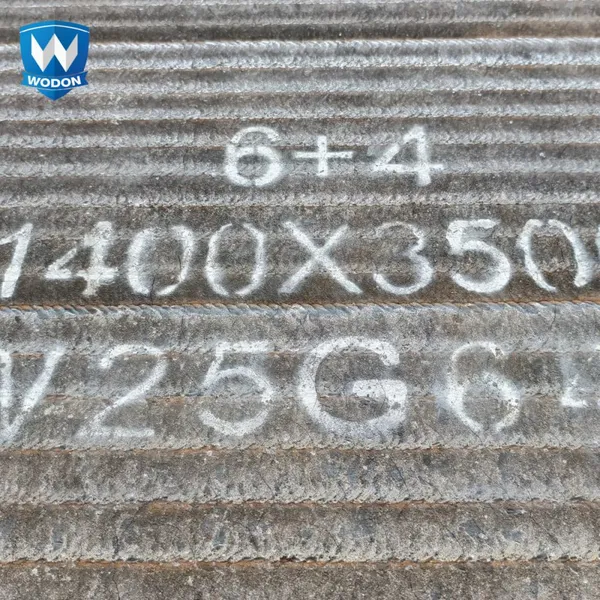 Carbon Steel Substrate Heavy Impact Resistant WD1100 Chromium Carbide Overlay Wear Plate photo-5
