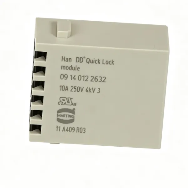 HARTING 09140122632 Han-Modular Han DD 12 Contacts Male Quick Lock Heavy Duty Rectangular Connector Module photo-3