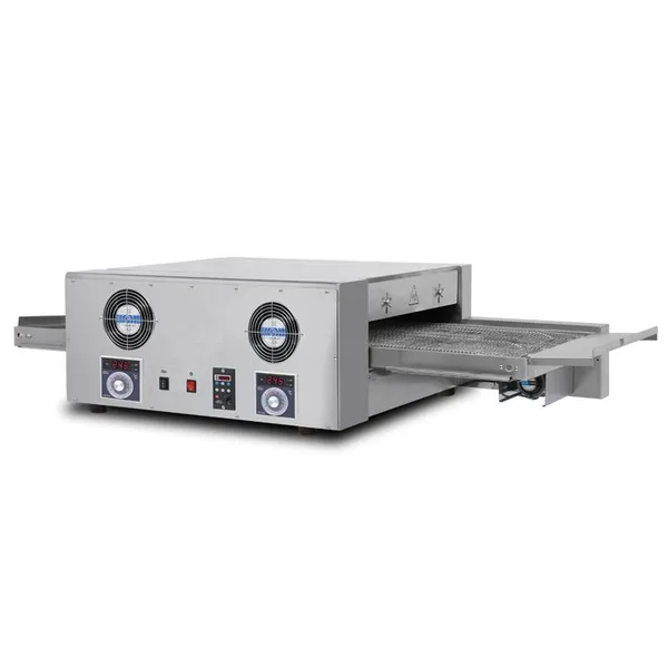 Industrial Tunnel Pizza Baking Machine QD-32H 24kW High Capacity Electric Conveyor Oven for Bakery Plant