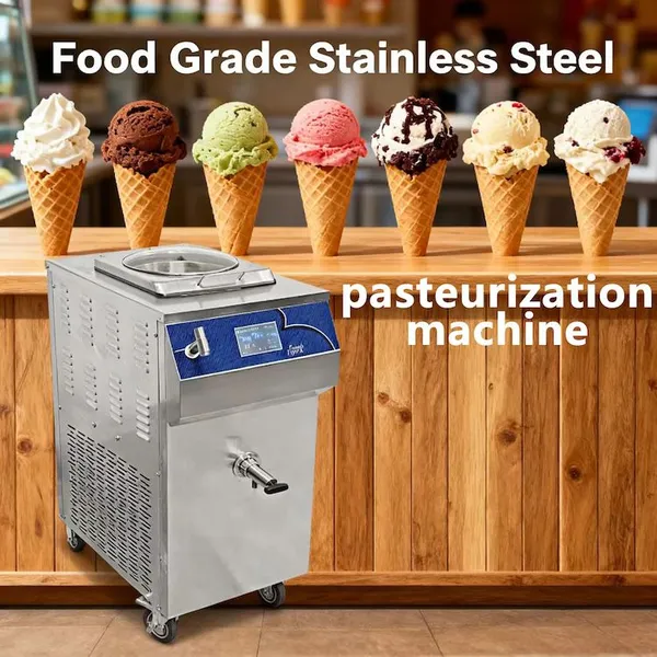 Mo-Qdmech Ice Cream Milk Pasteurizer Machine TY222 Stainless Steel Pasteurization Homogenization Aging One Device