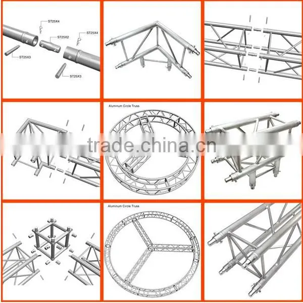 Useful creative nine trust aluminum truss