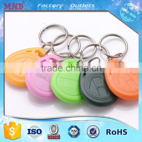 MDK12 Igh Quality 125kHz Plastic Cheap Rfid Keyfob Tag photo-2