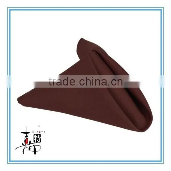 Poly Visa 100% Polyester Napkin Dyeing Colorful Table Cloth Napkin photo-6