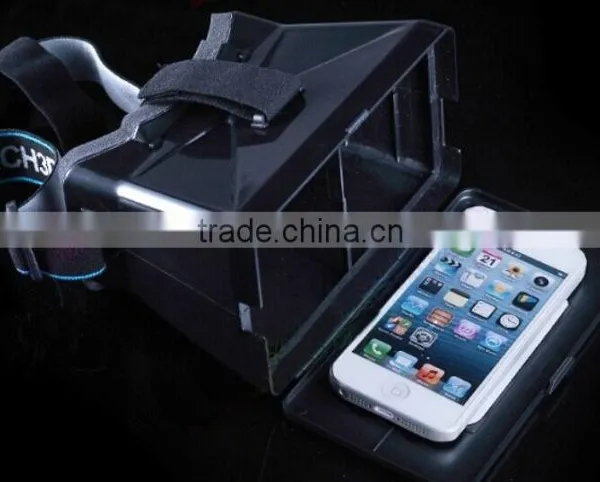 High Quality ABS Material Virtual Reality VR Mobile Phone 3D Glasses 3D Movies Games With Resin Lens For 3.5 to 5.6" Smartphone photo-2