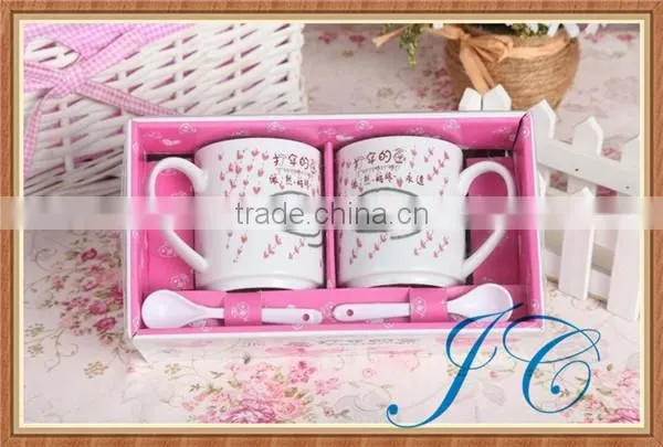 Hot Selling Ceramic Couple Mug/classic Coffee and Tea Set