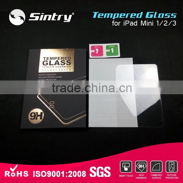 2016 No Watermark Automatic Adsorption Tempered Glass Screen Protector Toughened Membrane Screen Protector for Ipad Mini photo-6
