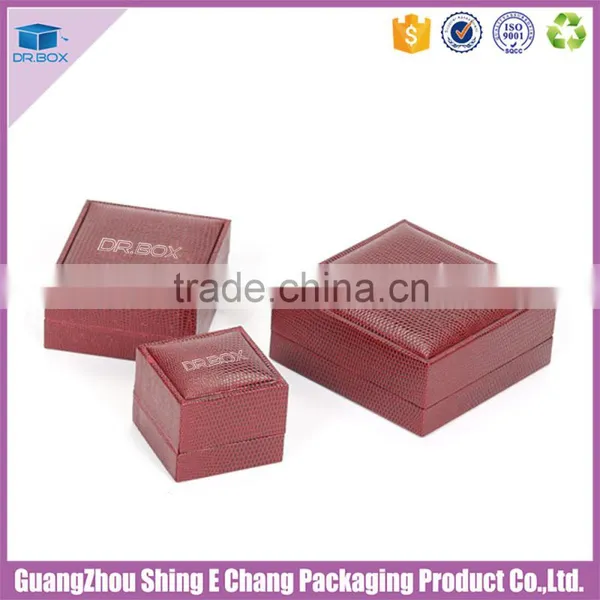 Luxury Crocodile Leather Special Paper Printing Custom Logo Design Jewelry Box for Necklace With Insert Holder photo-6