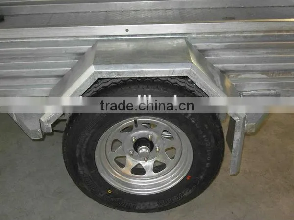 6*4 Hot-dipped Galvanized Box Trailer, Cage Trailer, Utility Trailer photo-6