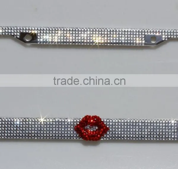 Rhinestone License Plate Frame Ebay photo-2