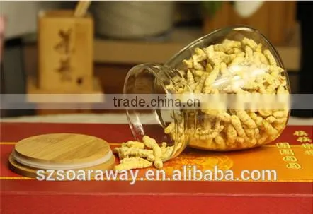 New Style Small Bean Jar Hot Selling Airtight Glass Jar With Bamboo Lid photo-5