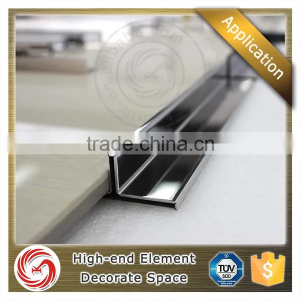 Great Practical Value Silver Effect Stainless Steel Expansion Joint Cover photo-6