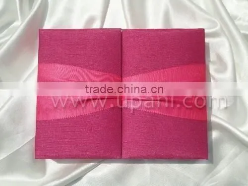 Dupoini Silk Wedding Invitation Box photo-3