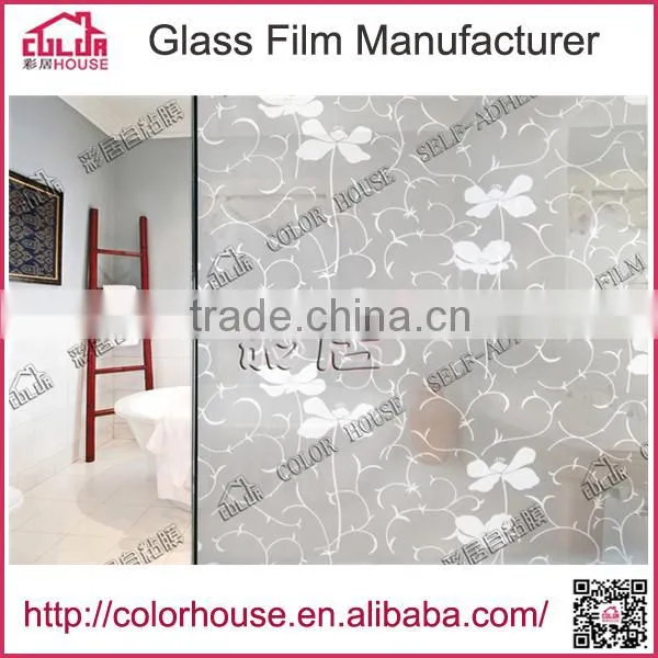 Embossed Pvc Film Decorative Vinyl Window Film