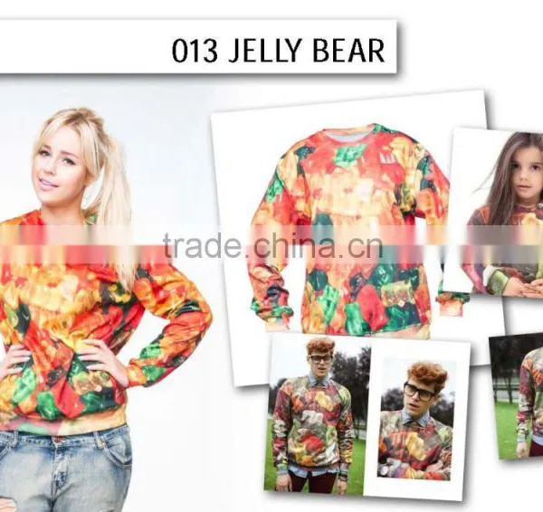 Latest Fashion Women Sublimation Printed Hoodies Cool Custom Sublimation Hooded Sweatshirt photo-6