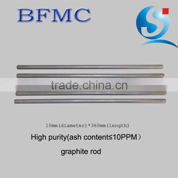 10*360mm Graphite Spectral Analysis Rods 7-10PPM Ash Content Graphite Rod photo-3