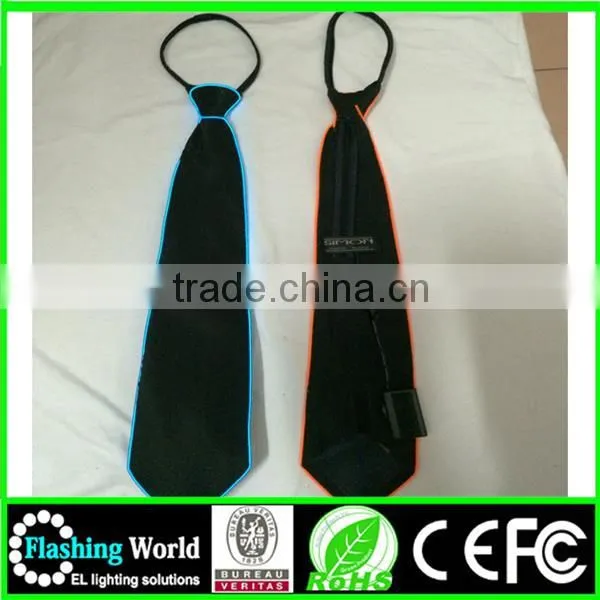 Customers First Hot Selling el Flashing Light up Tie photo-6